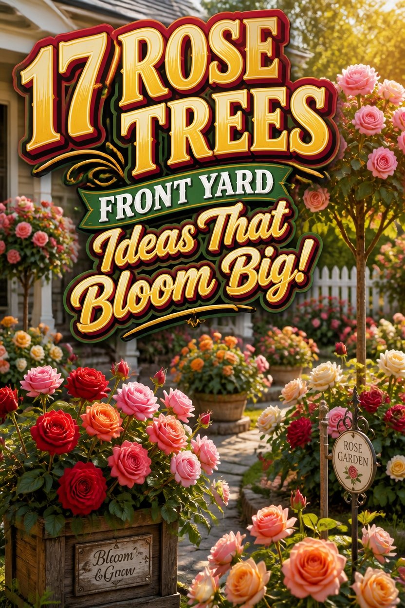 17 ROSE TREES FRONT YARD Ideas That Bloom Big!