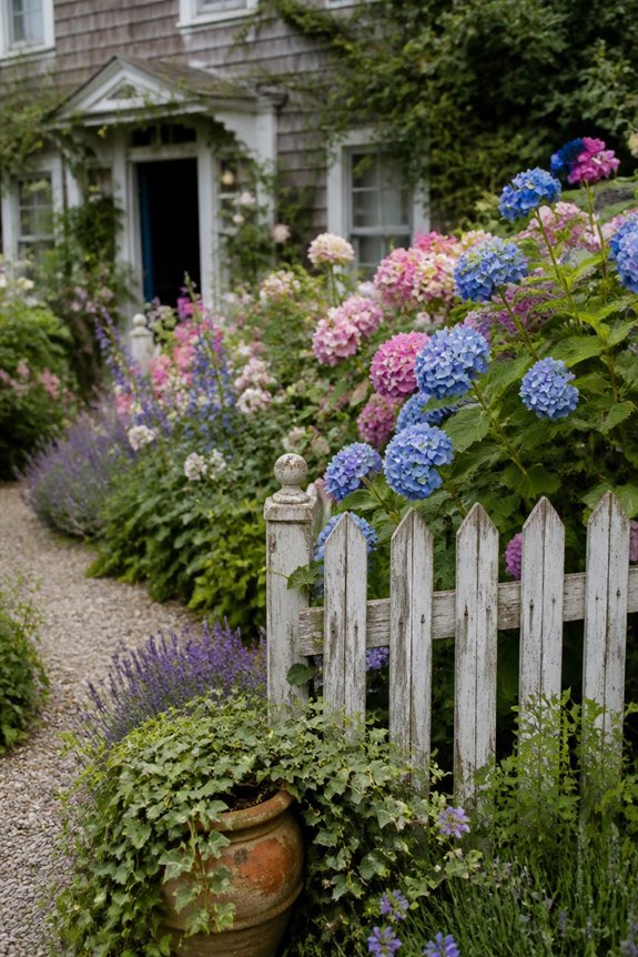 whimsical hydrangea garden design