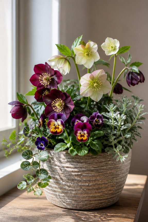 winter flowers for containers