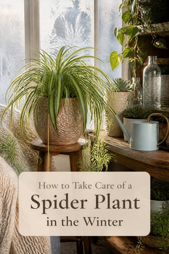 winter spider plant care