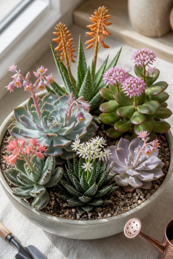 year round blooming succulents