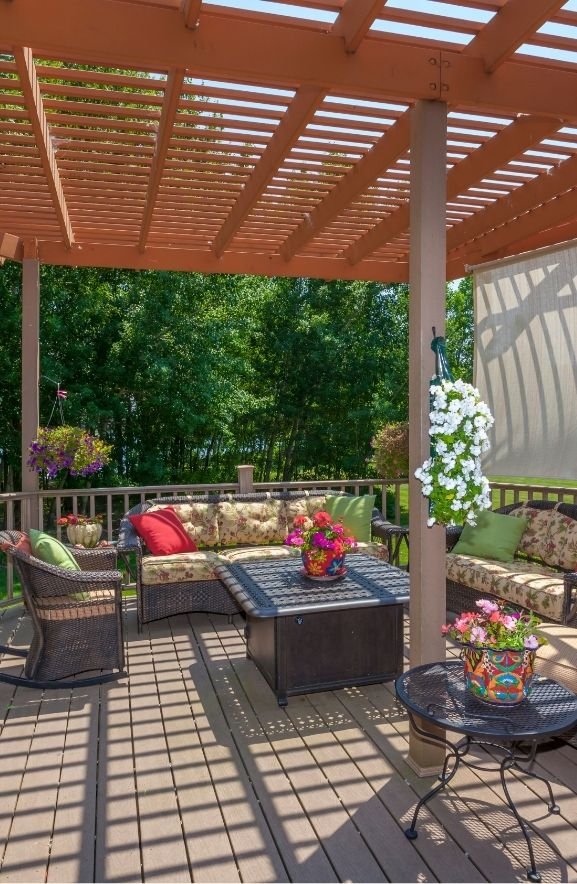 Cozy Reading Nook Pergola