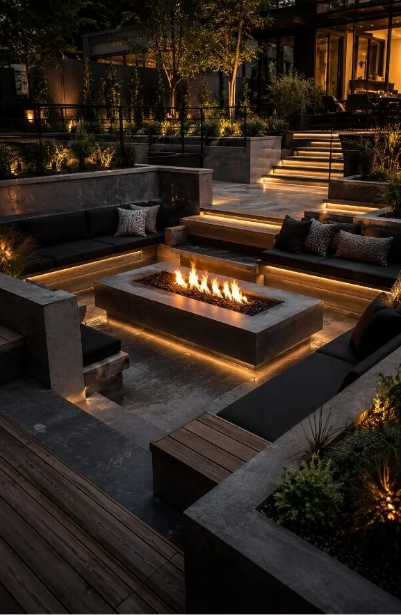 Sunken Fire Pit Ideas
