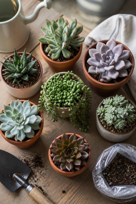 choosing small shade tolerant succulents