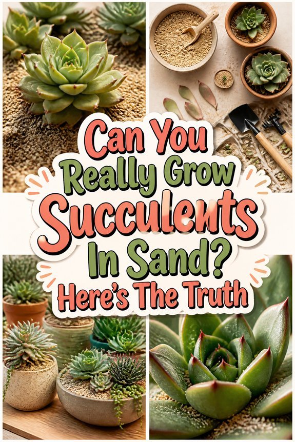 growing succulents in sand