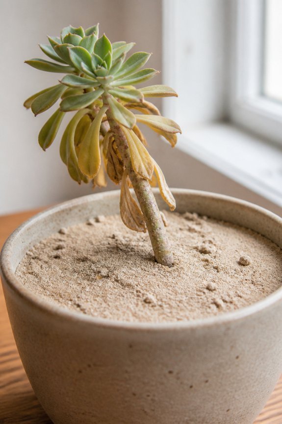 sand lacks nutrient support