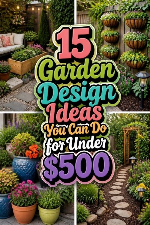 15 Garden Design Ideas You Can Do for Under $500