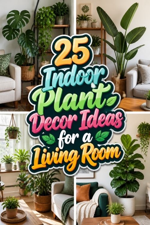 20 Indoor Plant Decor Ideas for a Living Room