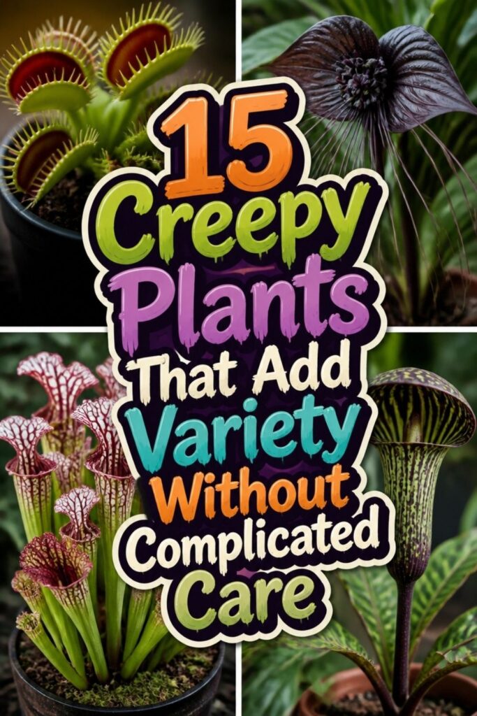 Unusual and eerie looking houseplants from the creepy plants guide