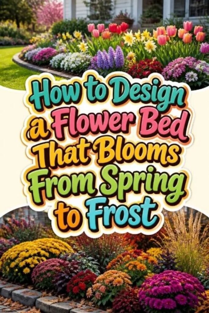 How to Design a Flower Bed That Blooms From Spring to Frost