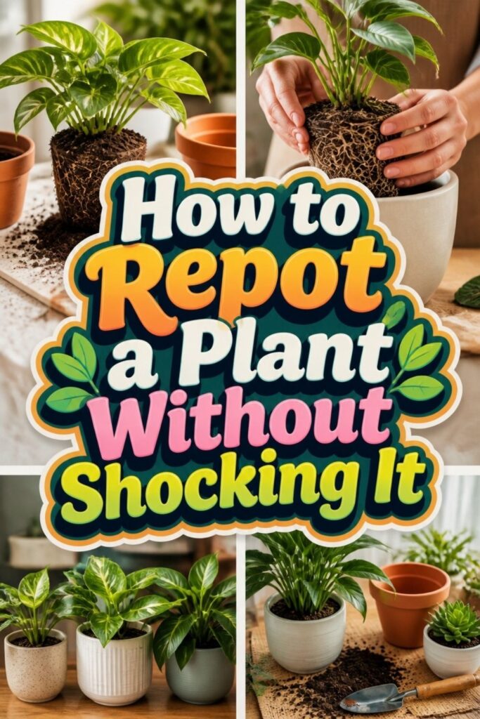 How to Repot a Plant Without Shocking It