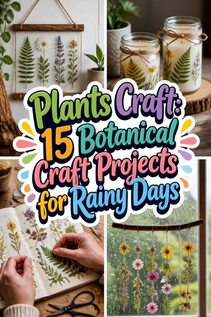 Craft ideas using plants and greenery