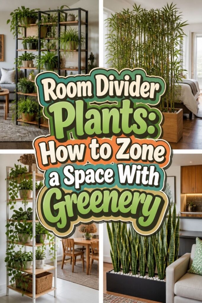 Room Divider Plants