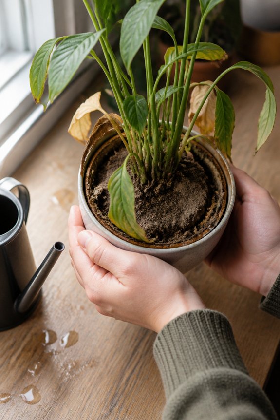 adjust watering for health