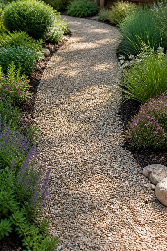 affordable gravel garden paths