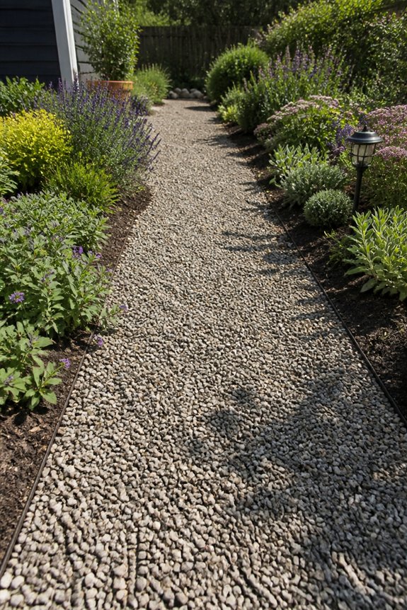 affordable gravel walkway transformation