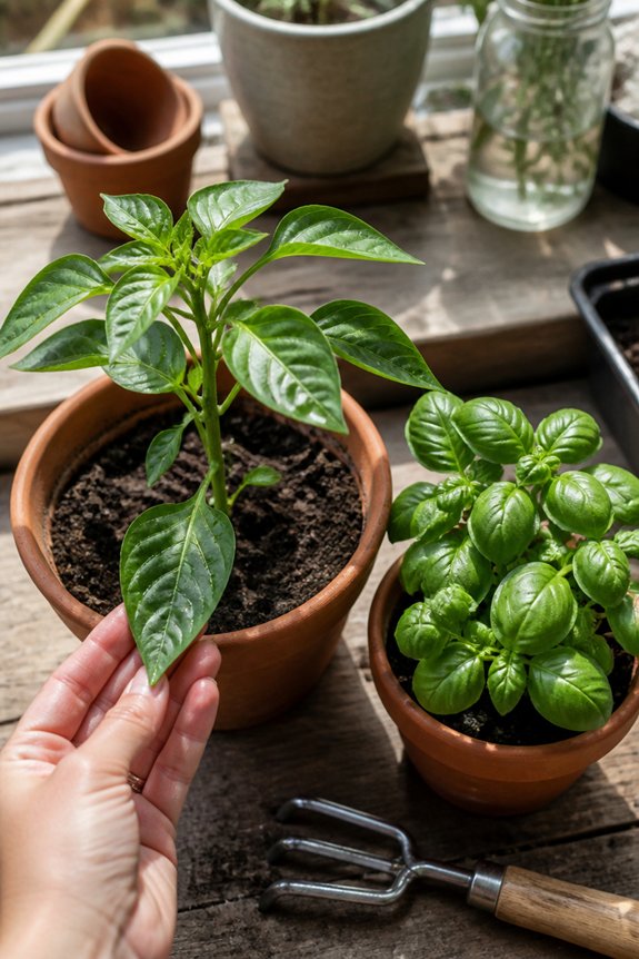 basil enhances pepper cultivation