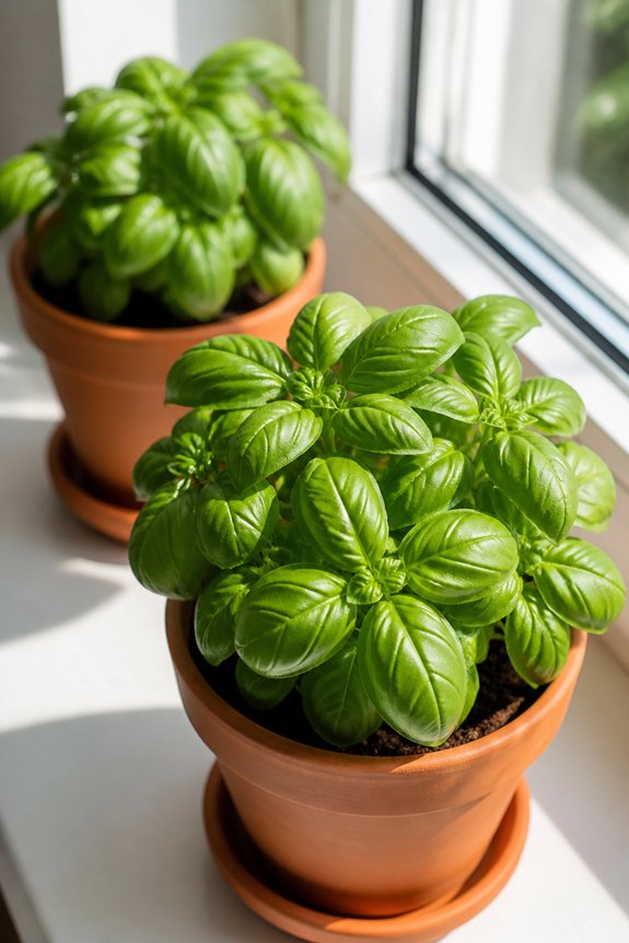 basil repels mosquitoes indoors