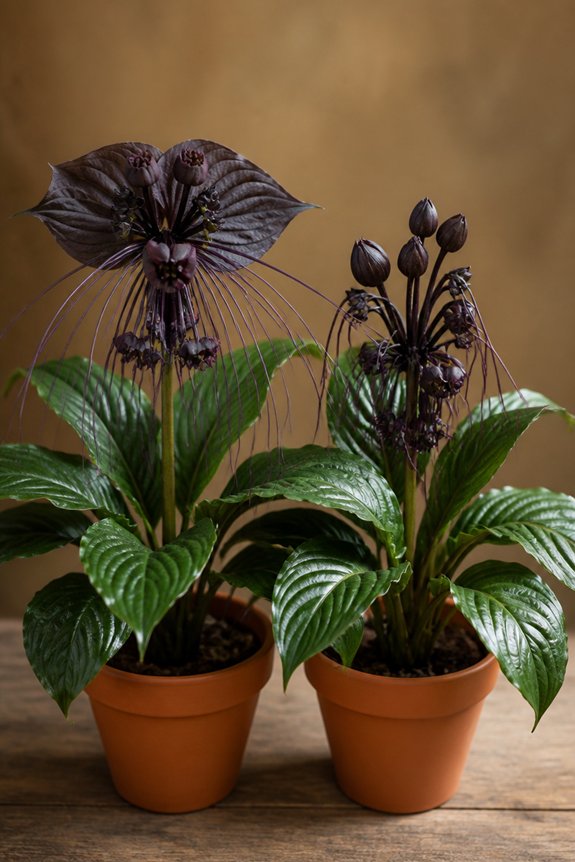 black bat plant varieties