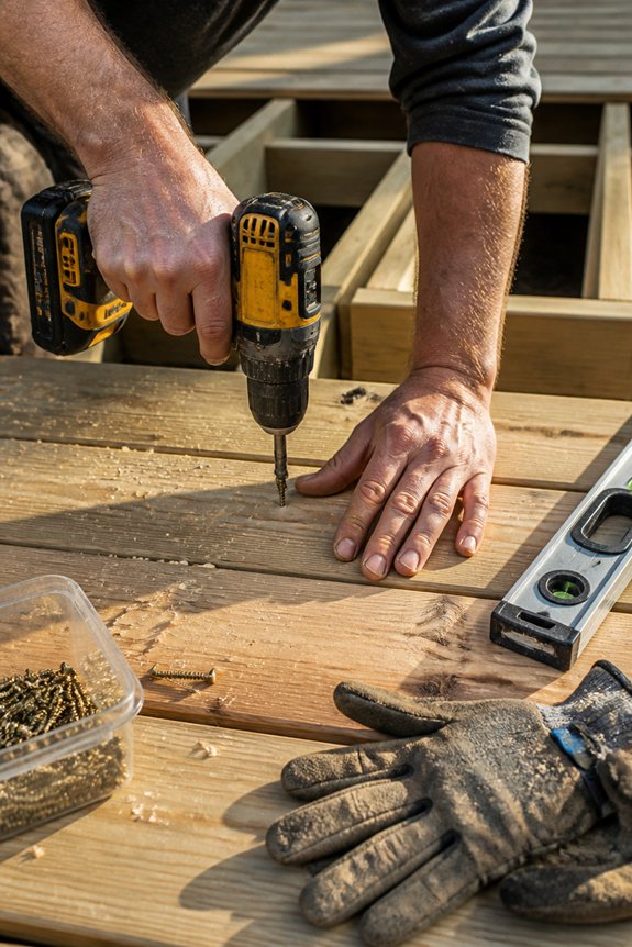 build a ground level deck