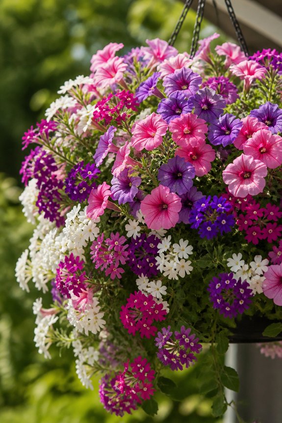 cascading blooms for baskets
