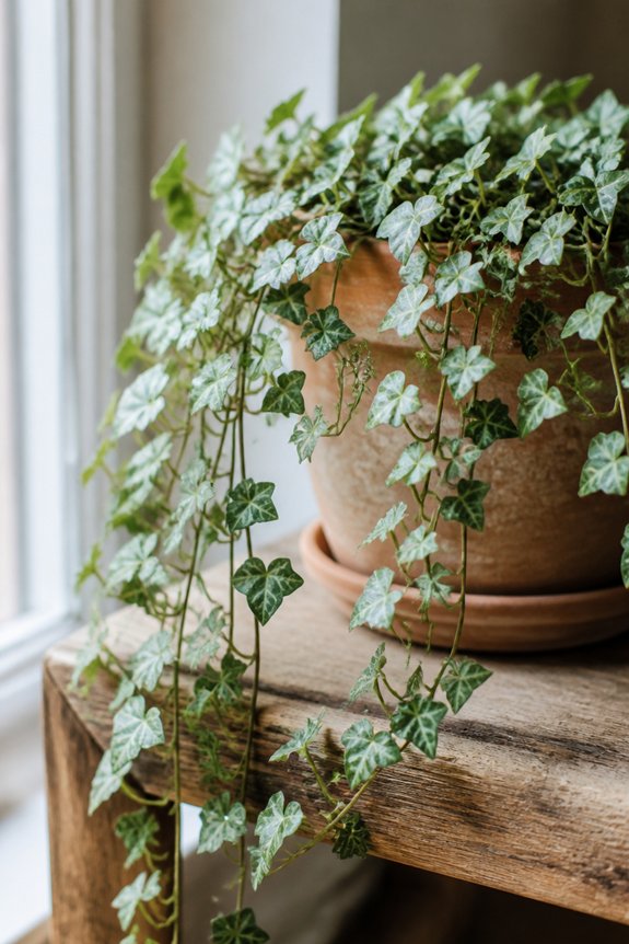 cascading miniature ivy charm
