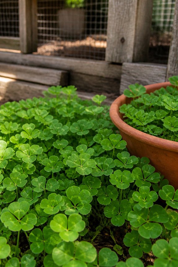 clover nutrient rich chicken forage