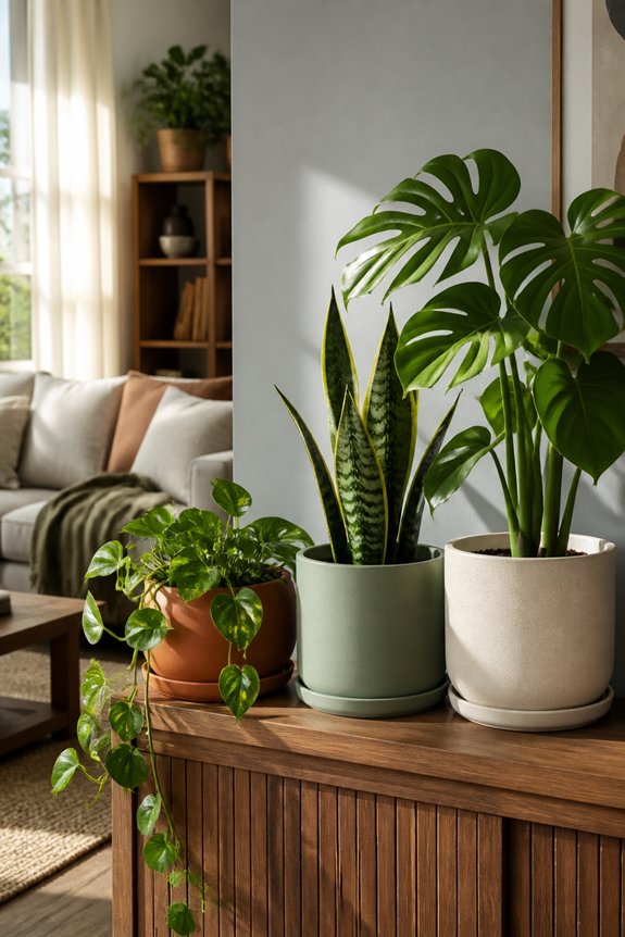 cohesive planters enhance decor