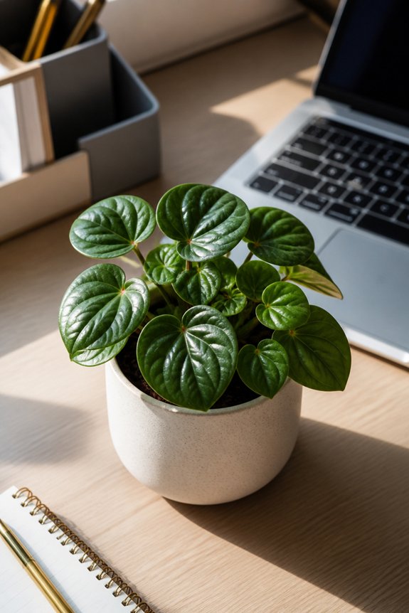 compact low maintenance office plants