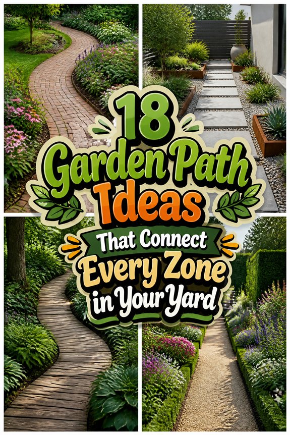 connecting yard with pathways