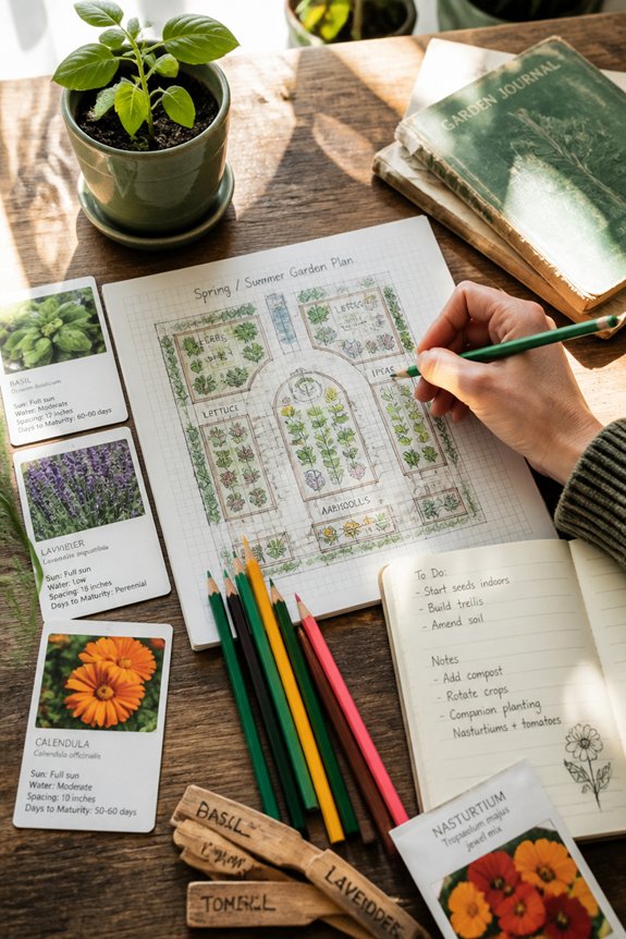 continuous seasonal flower planning