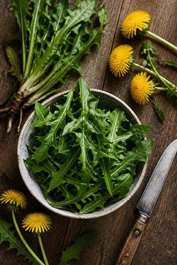 dandelions nutritious chicken treats
