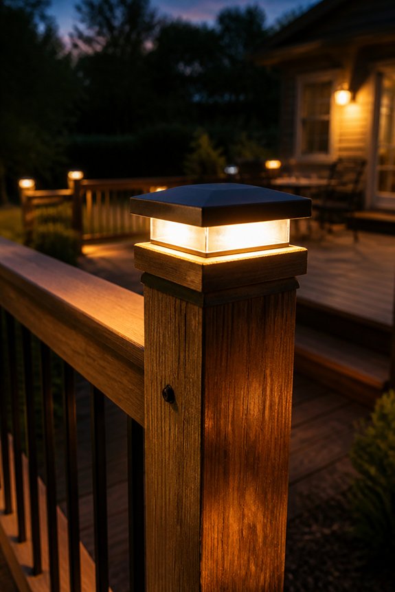 deck post lighting options