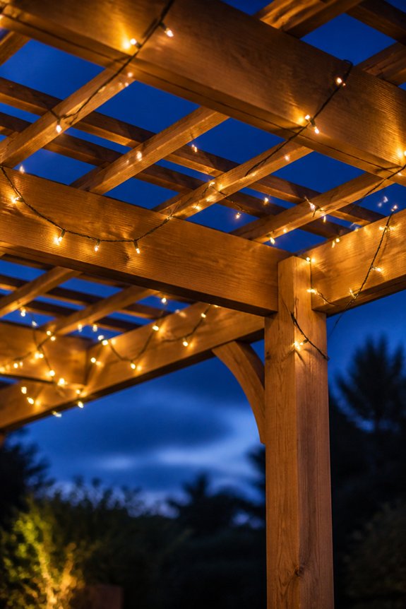 delicate fairy lights embellishment