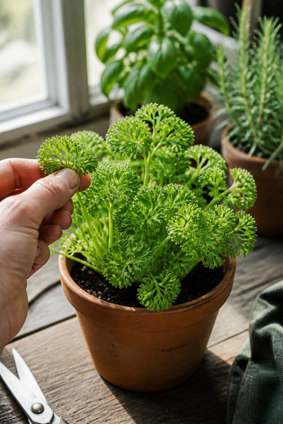 delicate herb for gardens
