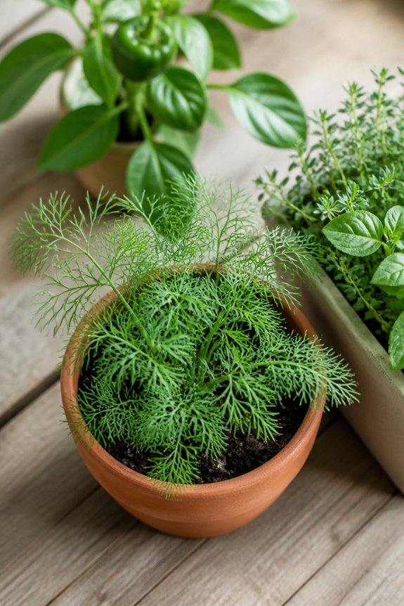 dill attracts beneficial insects