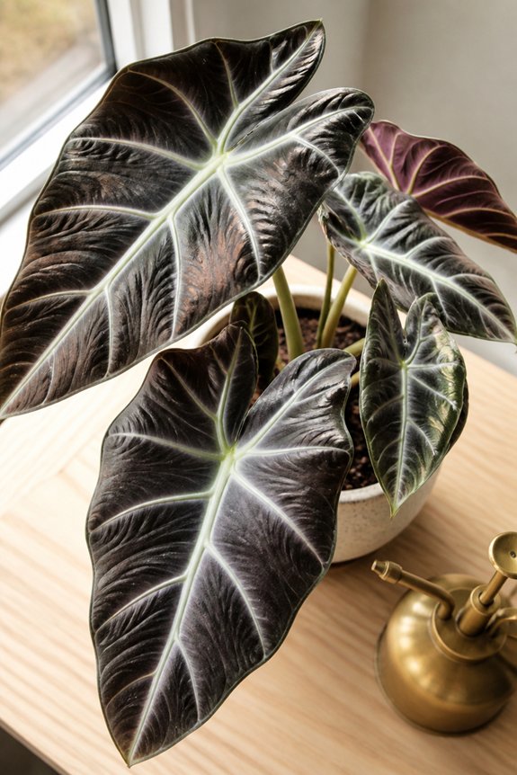 dramatic foliage with bronze