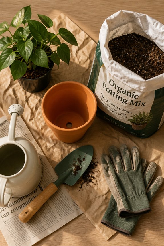 essential repotting supplies checklist