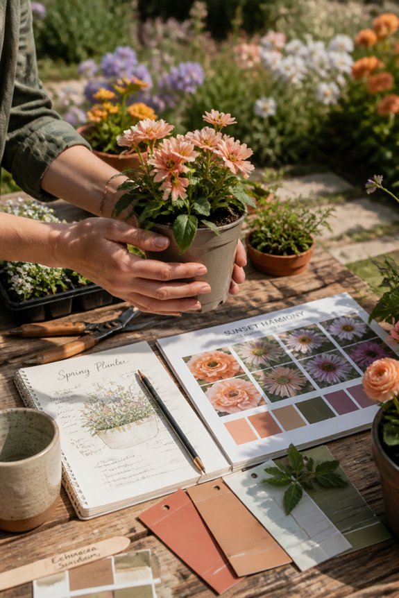 garden style dictates color