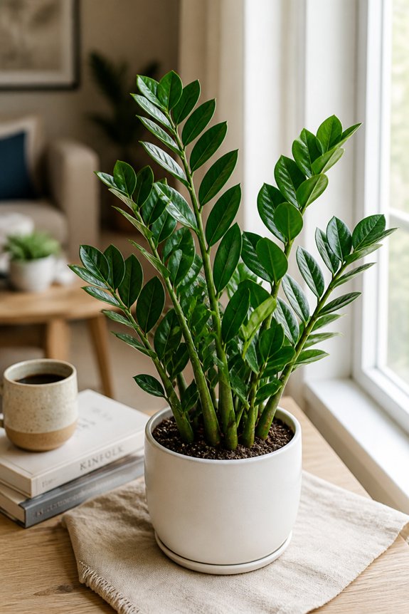 glossy low maintenance houseplant option