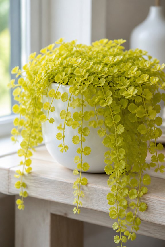 golden foliage trailing plant