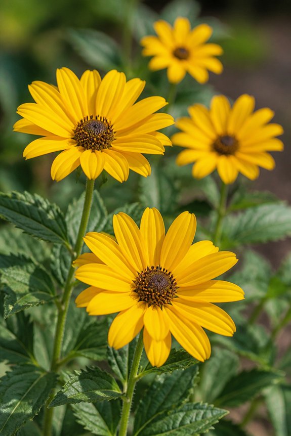 hardy yellow low maintenance sunflower