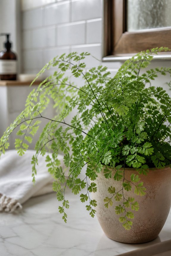 humidity loving bathroom fern