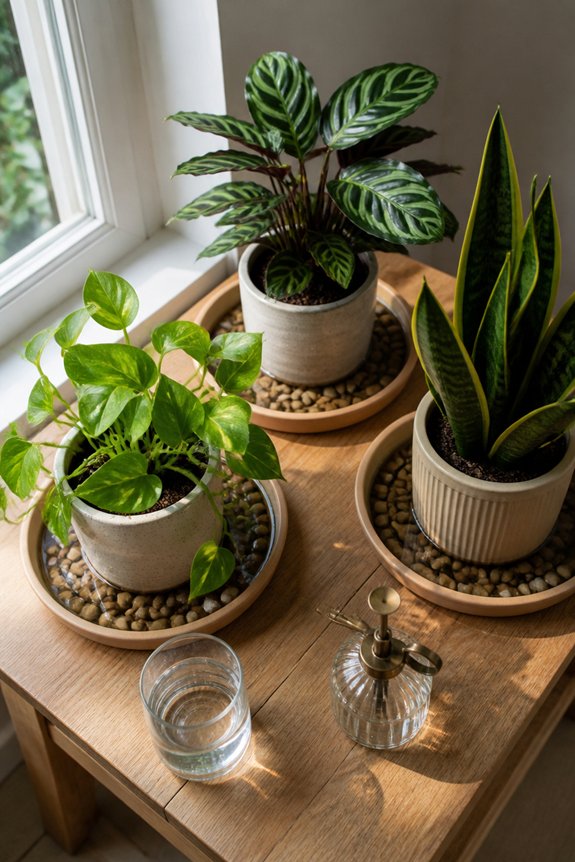 humidity trays for plants