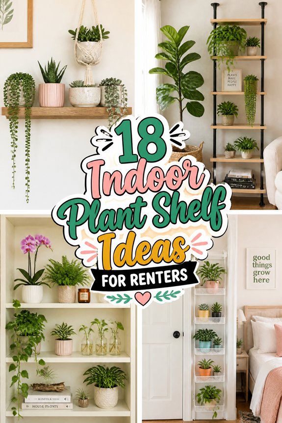 indoor plant shelf inspiration