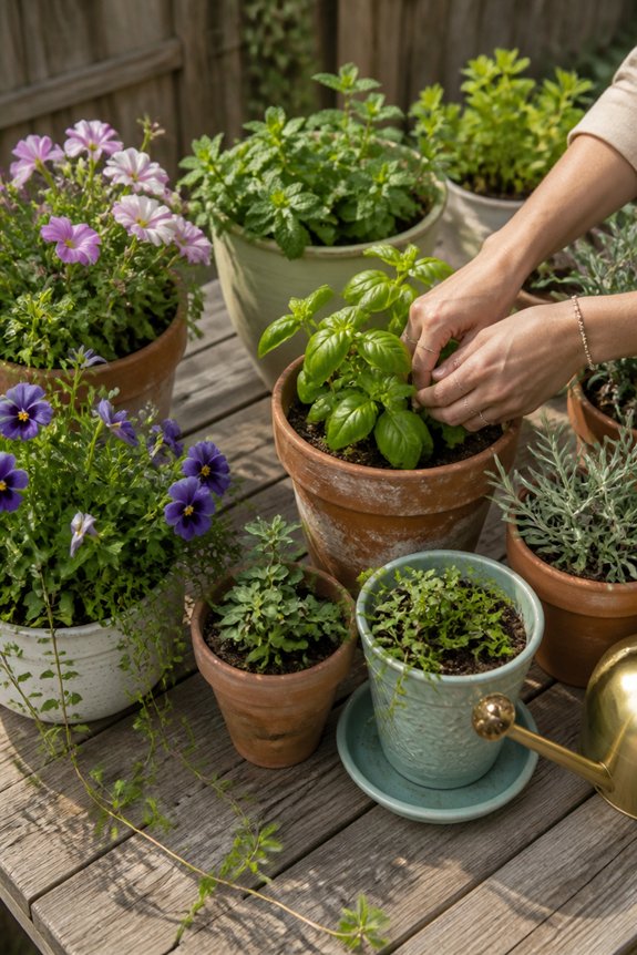 inexpensive container gardening tips