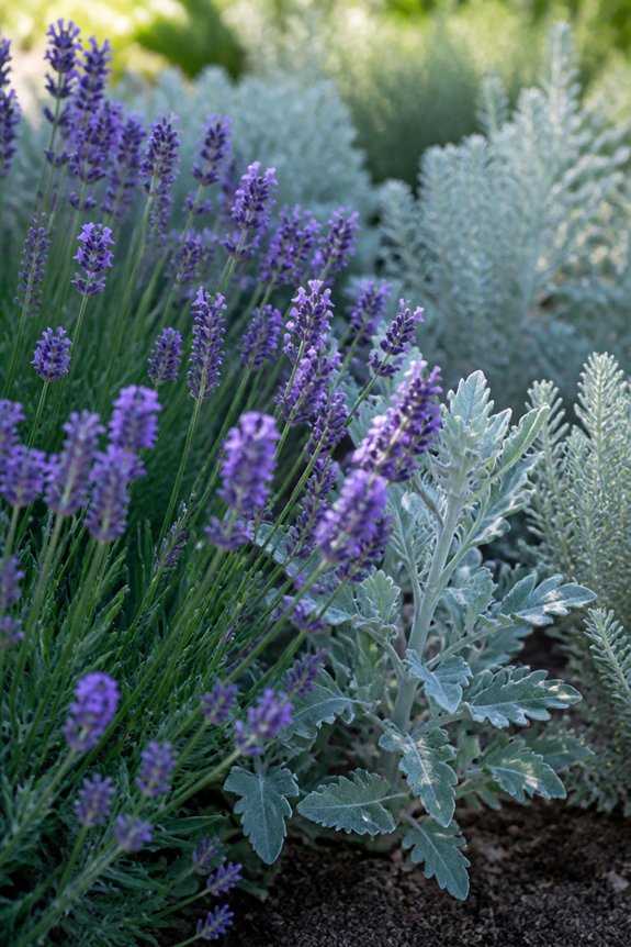 lavender silver garden illumination effect