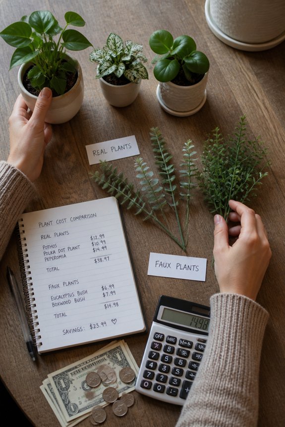 long term plant cost comparison