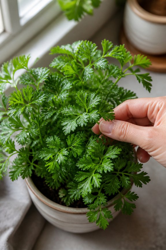 low light parsley cultivation tips