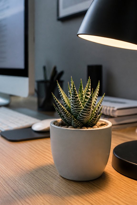 low light succulent office plants